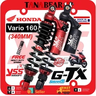YSS Vario160 (340MM) GTX [Free Heavy Duty Spring]. Adjustable absorber monoshock G-TX Vario 160 150 