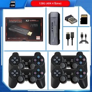 X2 Plus 256G 50000 เกมGD10 Pro 4Kเกม 3D HDคอนโซลวิดีโอเกมRetro Wireless Controller TV 50 จําลองสําหร