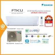 Daikin FTKU50BV1MF 2.0 HP Wall Mounted Deluxe Inverter Air-conditioner with Built-in Wifi Control &amp; 3D Airflow