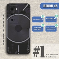 SKIN PROTECTOR / GARSKIN - REDMI 15 FULLBODY / BACK ONLY CUSTOM PICTURE (NOT CASE / CASING)