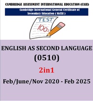 Igcse ENGLISH AS SECOND LANGUAGE 0510(PAPER 123) PAST YEAR PAPER 2020-Feb 2025 (2IN1 VERSION)
