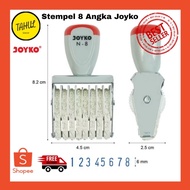 Joyko 8-Digit Number Stamp Number Stamp/ Joyko N-8 Number/ 8-Digit/