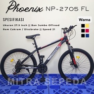 Sepeda Gunung MTB New Phoenix 27,5 Inch FL