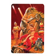 Jabba Starwars Leia Fantasy Tin Sign Decoration Wall Art Poster 30X20 30X40Cm