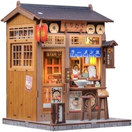DIY Book Nook Miniature House Kit 3D Puzzle Bookshelf Decor Japan Craft Hadiah Wanita Peminat Buku
