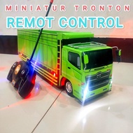 Hino 500 truck, children's toy, remote control tronton truck, full flashing led lights