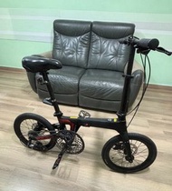 紅黑車身 JAVA J-Air-X3 16 吋 <碳纖維> 折疊單車 (95% 新)