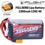 iFlight FULLSEND 1300mAh 120C 14.8V 4S Lipo Battery - XT60H MX1300/120-4S