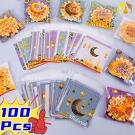 Simple Practical Ramadan Biscuit Pastry Packaging Bag- Exquisite Durable Eid Al Fitr Star Moon Castl