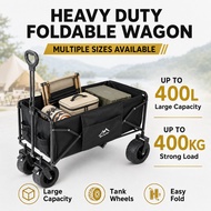 【GODDY】400L Outdoor Wagon Trolley Troli Barang Foldable Cart camping trolley Camping Shopping