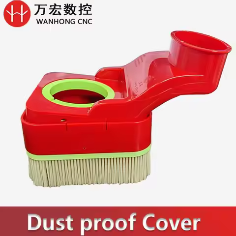 CNC Spindle Engraving Milling Machine Brush Wood Dust Collector Hood Dust Cover