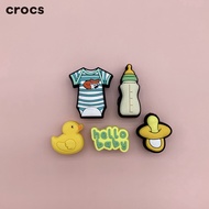 Crocs jibbitz shoe buckle baby baby suit hole shoe buckle Crocs charms cute fashion hole shoe flower