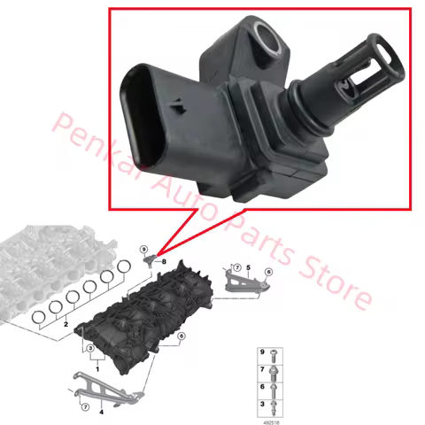 13628637900 Manifold Absolute Pressure Sensor (T-Map) For BMW F20 F30 F34 F36 G20 G30 G12 G01 G02 X5