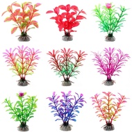 Fish Tank Decorations Aquarium Artificial Plastic Plants Decor Set Betta Goldfish Turtle Fish Tank G
