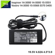 Dell XPS 15 9560  Latitude 3490   Precision M3800   Vostro 15 5568  19.5V 4.62A (4.5*2.7/3.0) Laptop