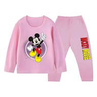 Mickey Mouse Kids Pajamas Set Comfortable Durable 1-10 Years 84