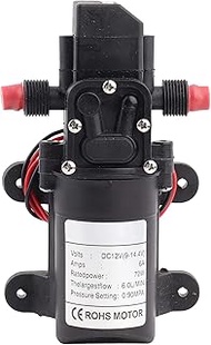 Diaphragm Water Pump, Electric Diaphragm Pump 6.0L/MIN 0.9MPA 12V 72W, Mini High - Flow Water Pump w