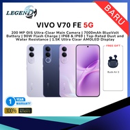 Vivo V70 FE 5G (8GB+256GB | 12GB+256GB) Original Smartphone | 200MP OIS Camera | 7000mAh Battery