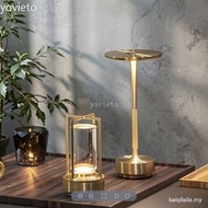 【In stock】Nordic Industrial Style Lamp Cafe Bar Table Lamp Outdoor Camping Atmosphere Light Restaura