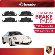 BREMBO Rear Brake Pads (1 set) For Porsche 911 Carrera 3.6'08, Porsche 911 Carrera S'14