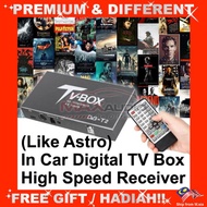(CLEARANCE) In Car DVD Player Digital TV Receiver Box HDMI FHD 1080P DV3-T2 4xTuner Antenna 160KM/H 