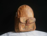 【老時光 OLD-TIME】早期二手包義大利Alviero Martini地圖後背包