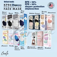 VirCast medic Protective 4ply KF94 All Series 20pcs/box [Ready Stock]