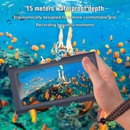 實體店鋪/SF (🈹🈹🈹限今日特價Case$288/With the handle $338)15m Diving Phone Case, BT Remote, Universal Mobile Wa
