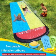 Inflatable double-person water slide water slide mat summer swimming pool water splash toy outdoor b