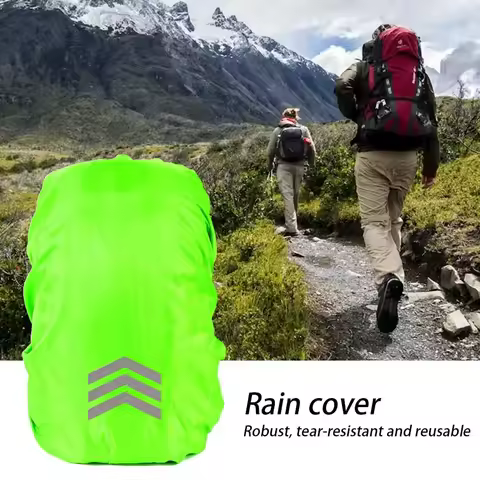 18-45L Backpack Cover Reflective Waterproof Backpack Rain Cover for Night Visibility Uv-proof Protec