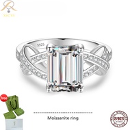 XICYI 3ct Real Moissanite Ring with GRA Certificate Luxury Diamond Engagement Ring In S925 Sterling 