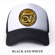 TEAM ITIK CLO TAU GAMMA PHI All Black Fraternity Cap for TRISKELION 57TH LOGO Design Fashion Sport