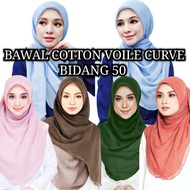 BAWAL COTTON VOILE CURVE BIDANG 50 (BORONG; TESTER AVAILABLE)