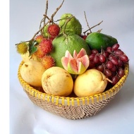 CONVENIENT BAMBOO BASKET FOR FRUITS, VEGETABLES AND FRUITS