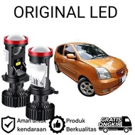AM 2pcs H4 LED Projector High Power Car Headlights PicantoKIA
