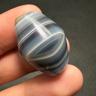 [Taiwan Dzi Beads] Taiwan to Pure Craftsmanship, Natural Premium Blue Qin Tangling Eye Dzi Beads Siz