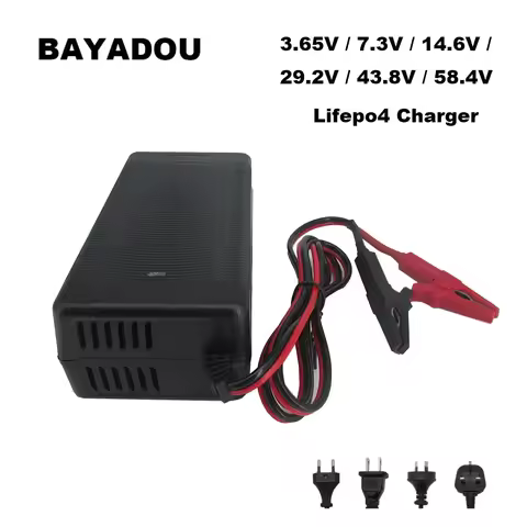 SJT150E 14.6V 10A 3.65V 7.3V 29.2V 43.8V 58.4V Lifepo4 Fast Charger 12V 24V 36V 48V 10A 5A Iron Phos