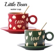 {Couple Cup Saucer} American Simple Love Couple Cup Saucer Set Valentine's Day Gift