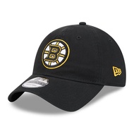 New Era Boston Bruins Black Washed 9TWENTY Adjustable Cap
