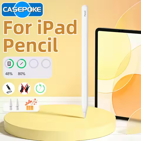 CASEPOKE Stylus Pen for iPad 10/11th Pro 11/12.9/13 Air 3/4/5 Mini 6 With Wireless Charging Tilt Pal