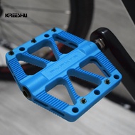 1Pair Bike Platform Pedal Anti Slip Easy Installation Accessory Road Bike Mountain Bike Clipless Pedal for Bicycle