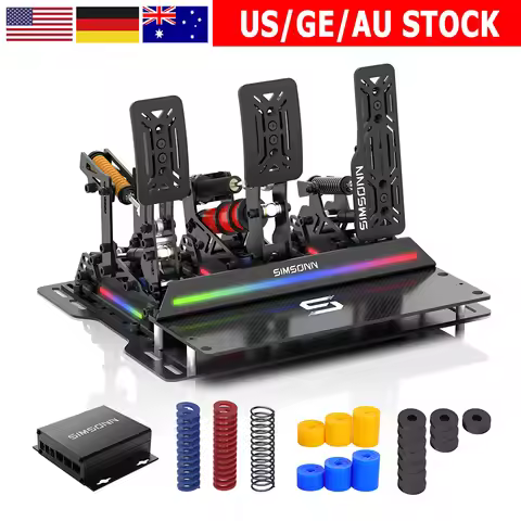 SIMSONN PRO X Ultra Sim Racing Pedals Pressure Sensor Pedal Support VAM VAM RPO Vibration Motor PC R