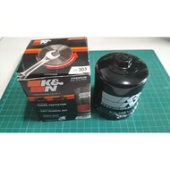 K&N KN-303 Oil Filter fits some Yamaha, Honda, Kawasaki models