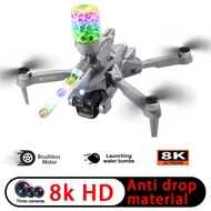 8K Mini Dron Paintball Launcher Dron Brushless Motor Optical Flow Positioning Drone 3 Camera HD Came