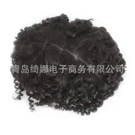 Curly Hair System Unit Afro Curly Toupee For Men for Black Men Male Hair Prosthesis Wigs For Men