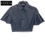 Dsquared 2011年 S75DL0830 黑色喇叭袖短袖襯衫，38碼（二手）