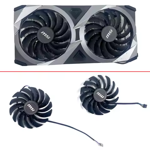 Cooling Fan For MSI Radeon RX 6700 XT Mech 2X RX6600 XT RTX3060 3080 3070 VENTUS 95MM 4PIN PLD10010S