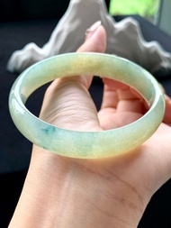 冰種 天然翡翠 緬甸 A玉 玉鐲 • 冰種黃翡福鐲