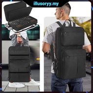 [illusoryy.my] DJ Backpack for Pioneer DDJ-400/DDJ-FLX4/Roland DJ-202 DJ Controller Case Carrying Ca