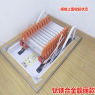 Fully Automatic Loft Retractable Stairs Electric Household Folding Sliding Ceiling Multifunctional F